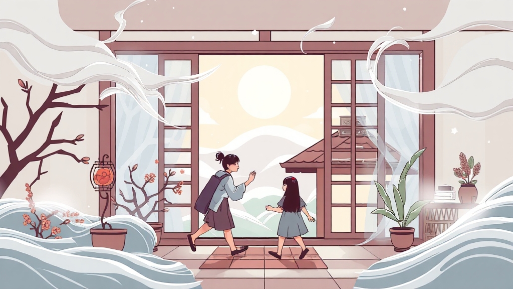 태풍 대비 및 행동 요령 (illustration 스타일)