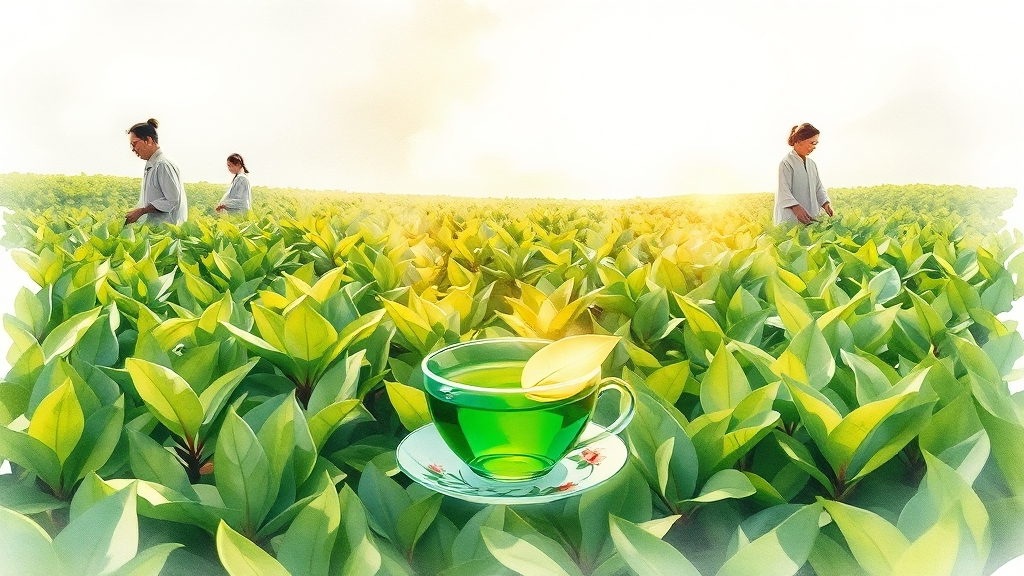 보성 녹차축제 & 다향대축제 (watercolor 스타일)