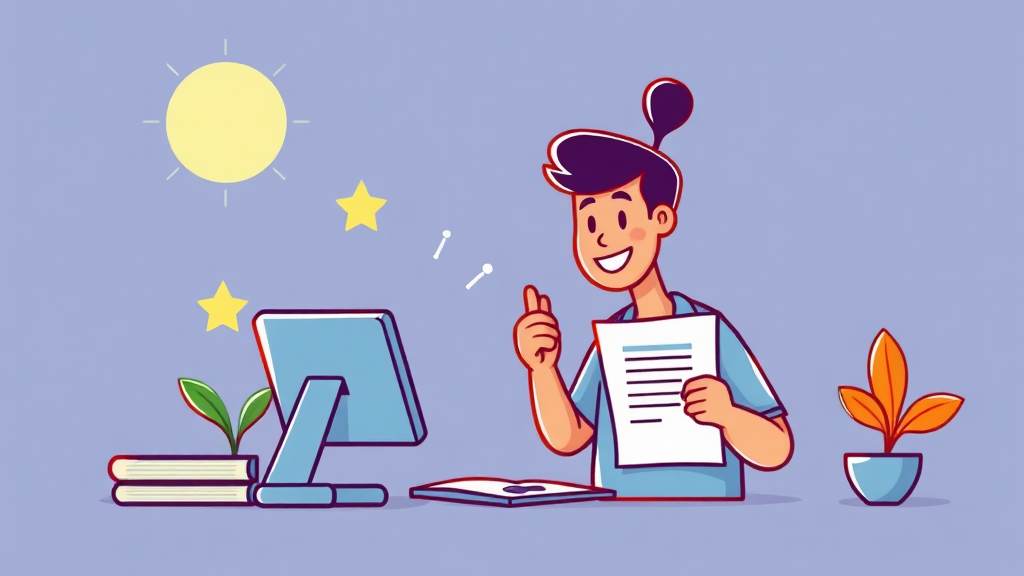 신청 방법, 어렵지 않아요! (cartoon 스타일)