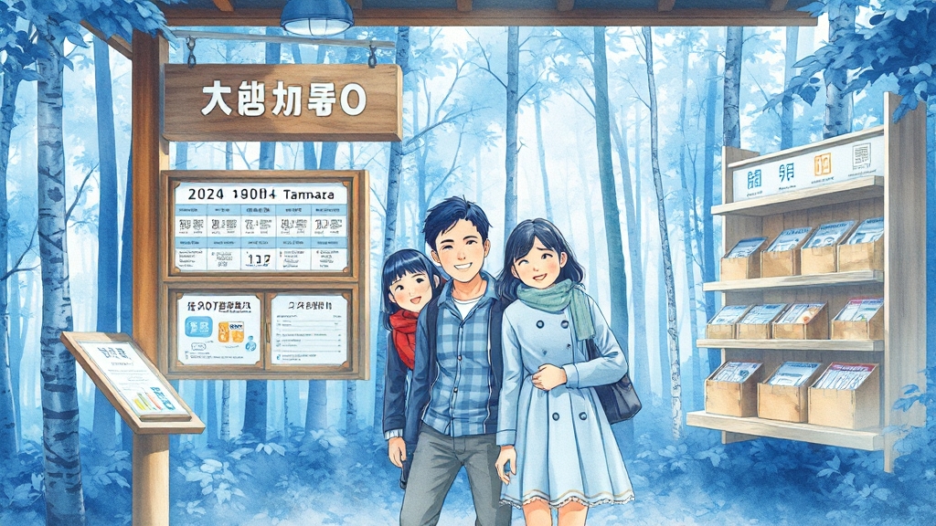 방림원 이용 정보 (watercolor 스타일)