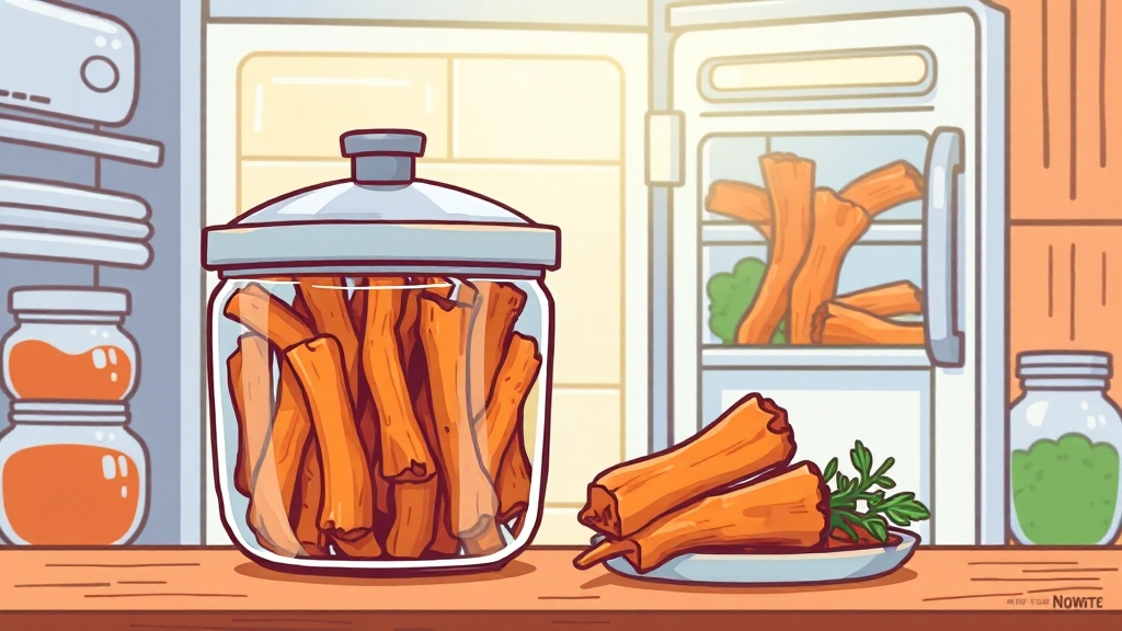 오래도록 맛있게 즐기기 (cartoon 스타일)