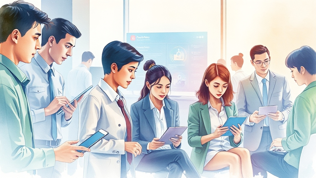 복지포탈 이용 가이드 (watercolor 스타일)