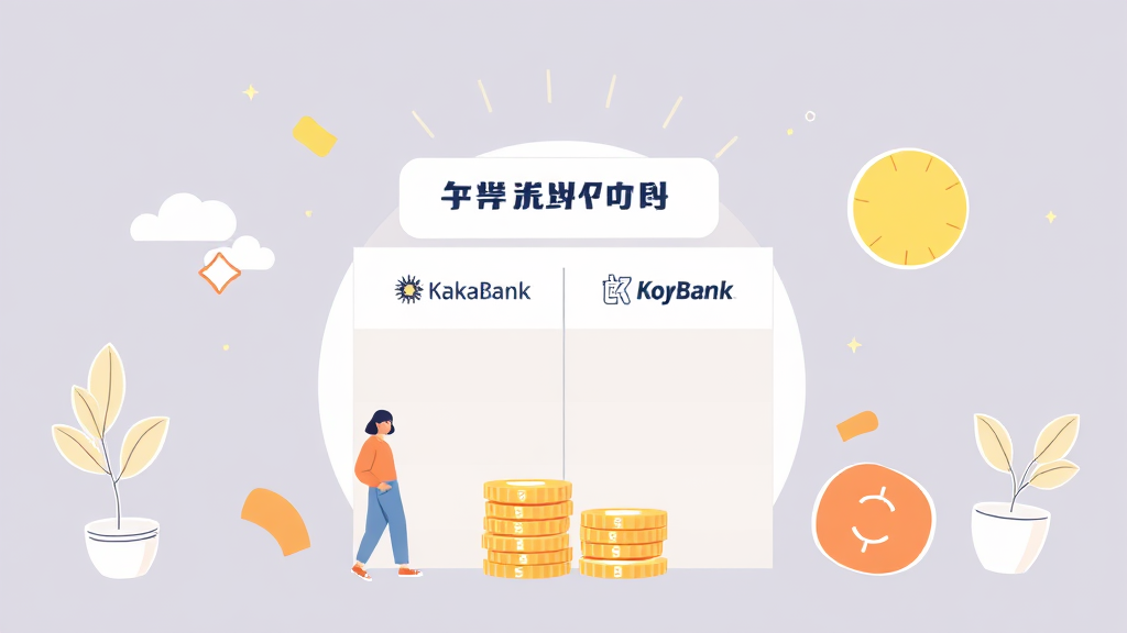 주요 모임통장 종류 및 특징 비교 (illustration 스타일)