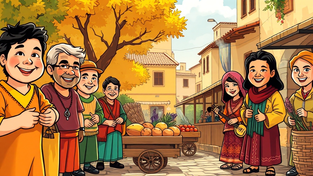 지역화폐로 지급, 어디서 쓸 수 있나? (cartoon 스타일)