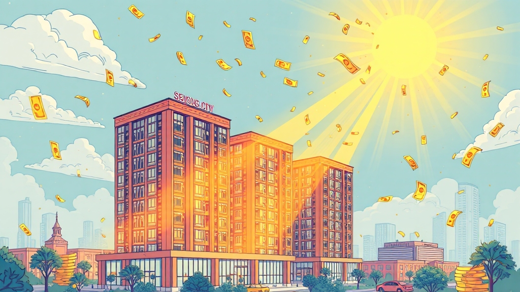 분양가 vs 주변 시세 비교 (illustration 스타일)