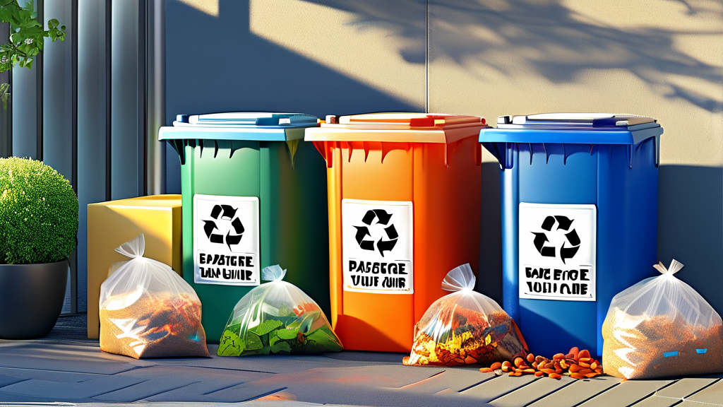 성북구 폐기물, 종류별 올바른 처리 방법 (realistic 스타일)