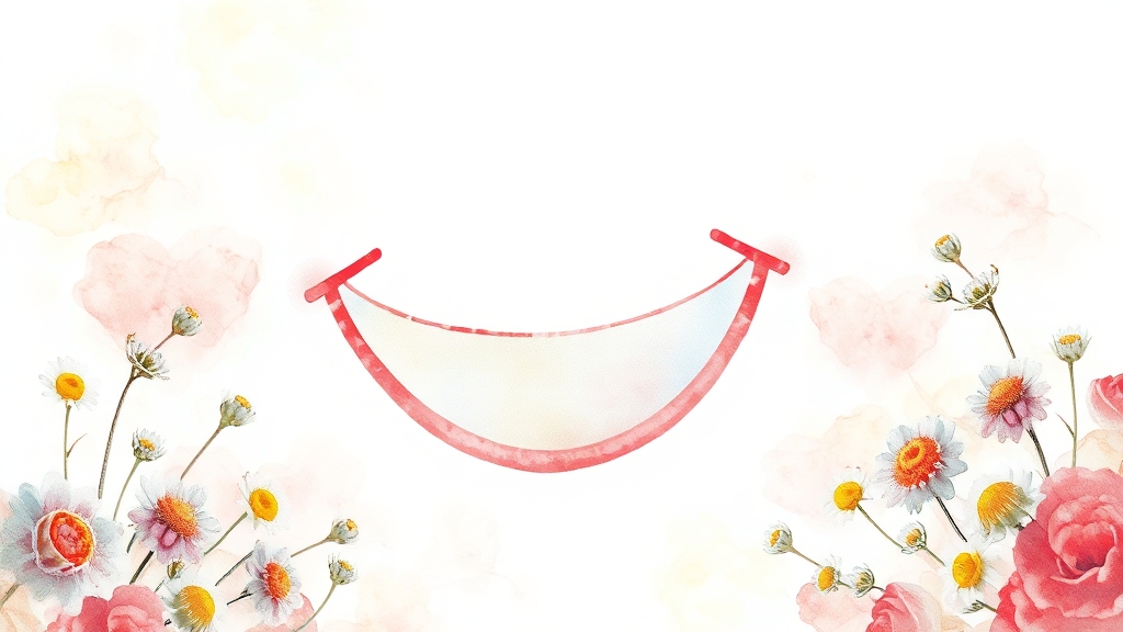 잇몸약 성분과 작용 원리 (watercolor 스타일)