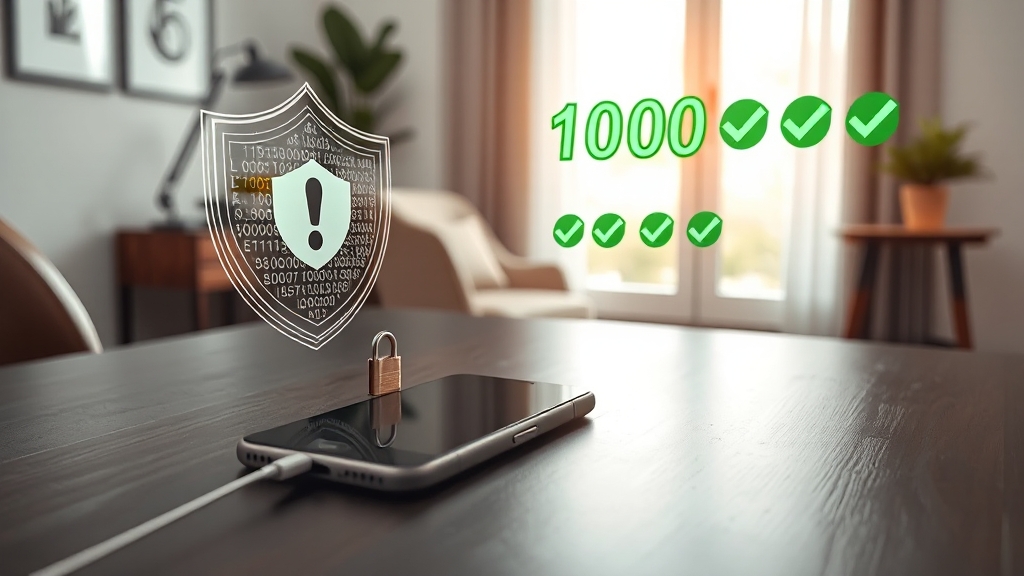 소액결제 해킹 예방 보안 설정 (realistic 스타일)