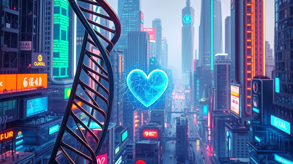 CVD 바이오해킹 미래 (illustration 스타일)