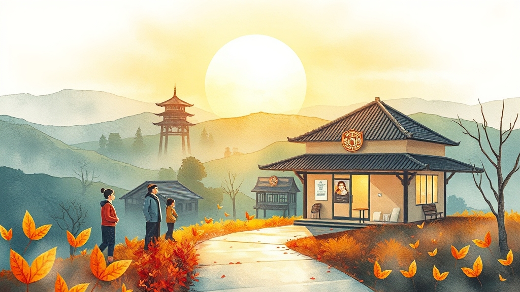 퇴직연금 의무화란? (watercolor 스타일)