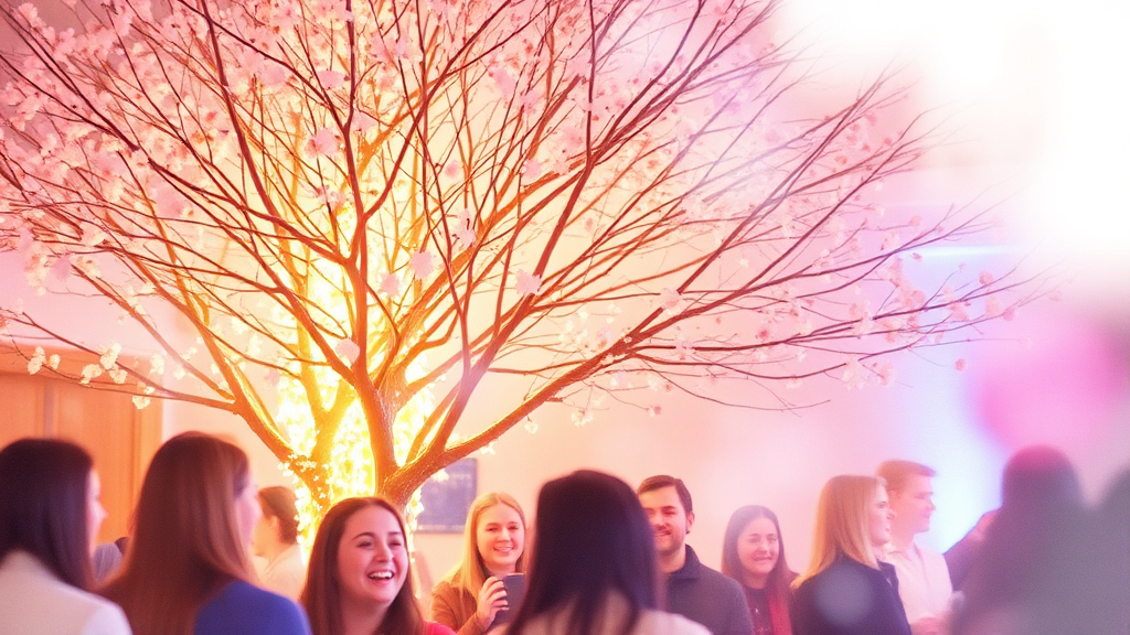 연말 파티 연출 팁 (watercolor 스타일)