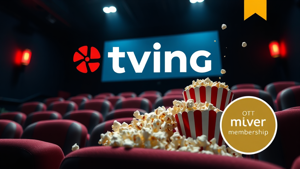 티빙 무료 쿠폰 획득 방법 (realistic 스타일)