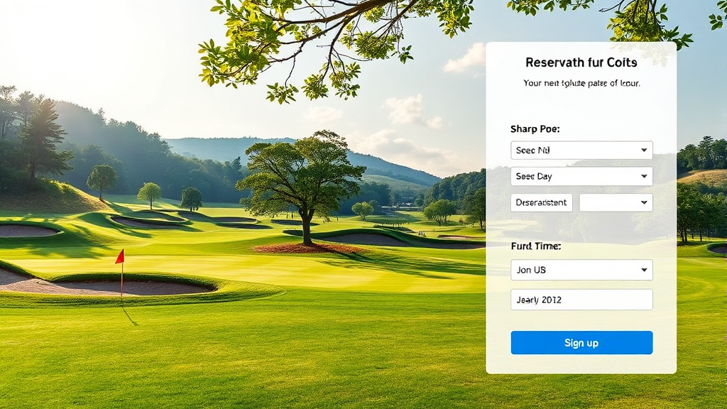 대구 지역별 파크골프장 예약 방법 총정리 (realistic 스타일)