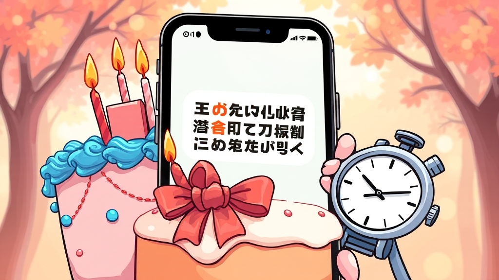 예약 메시지, 어디에 활용하면 좋을까? (cartoon 스타일)