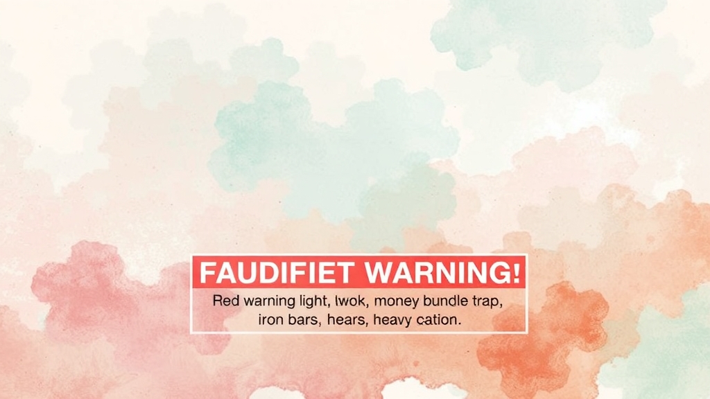 부정수급 적발 시 처벌 (watercolor 스타일)