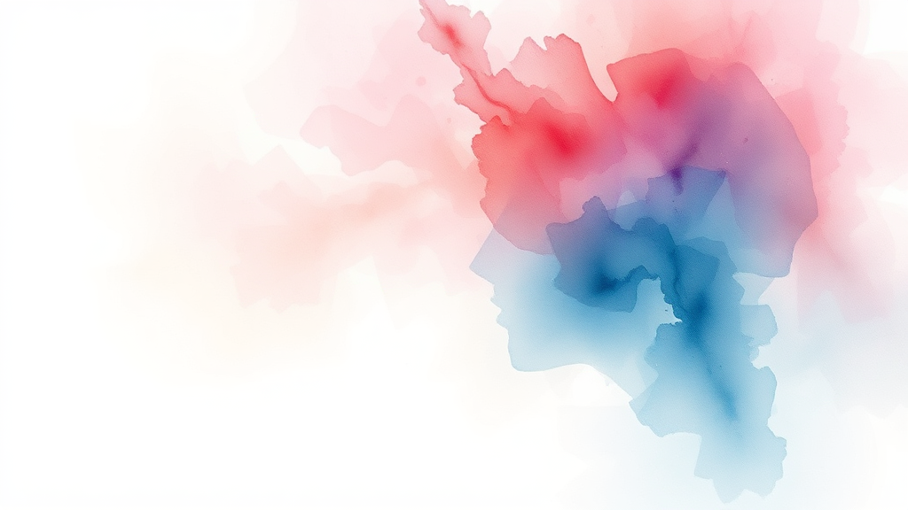 언어 장애, 뇌혈류 문제의 강력한 경고 (watercolor 스타일)