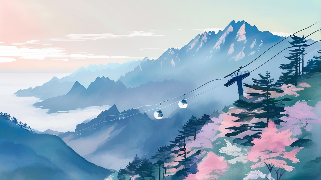 2026년 설악산 케이블카 이용 요금 및 할인 정보 (watercolor 스타일)