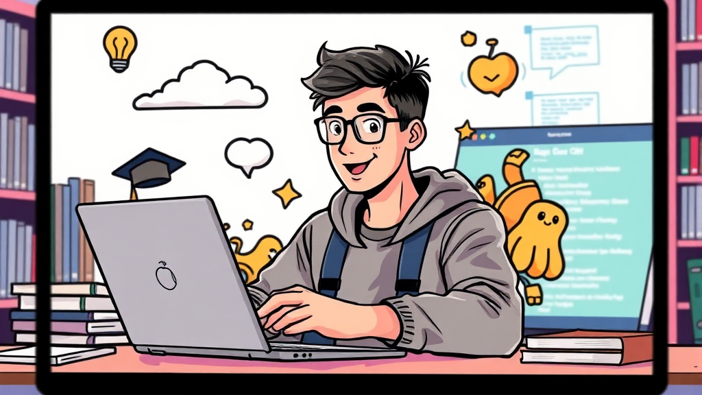 나에게 맞는 노트북은? 대학생 맞춤 추천 (cartoon 스타일)