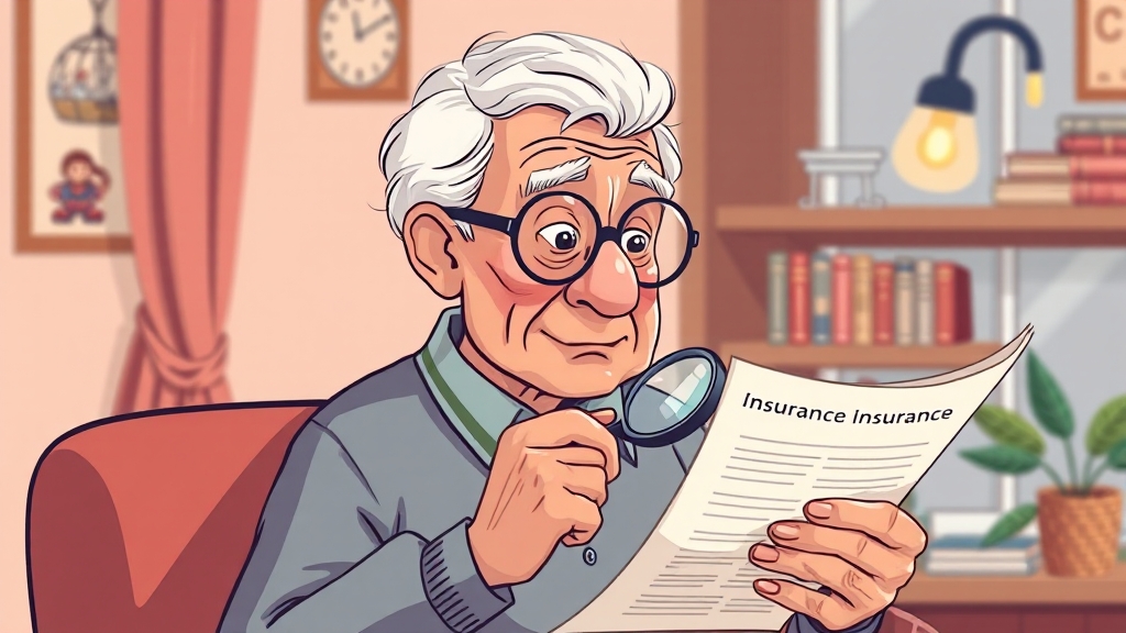 보험 계약, 유지 및 관리 중요 (cartoon 스타일)