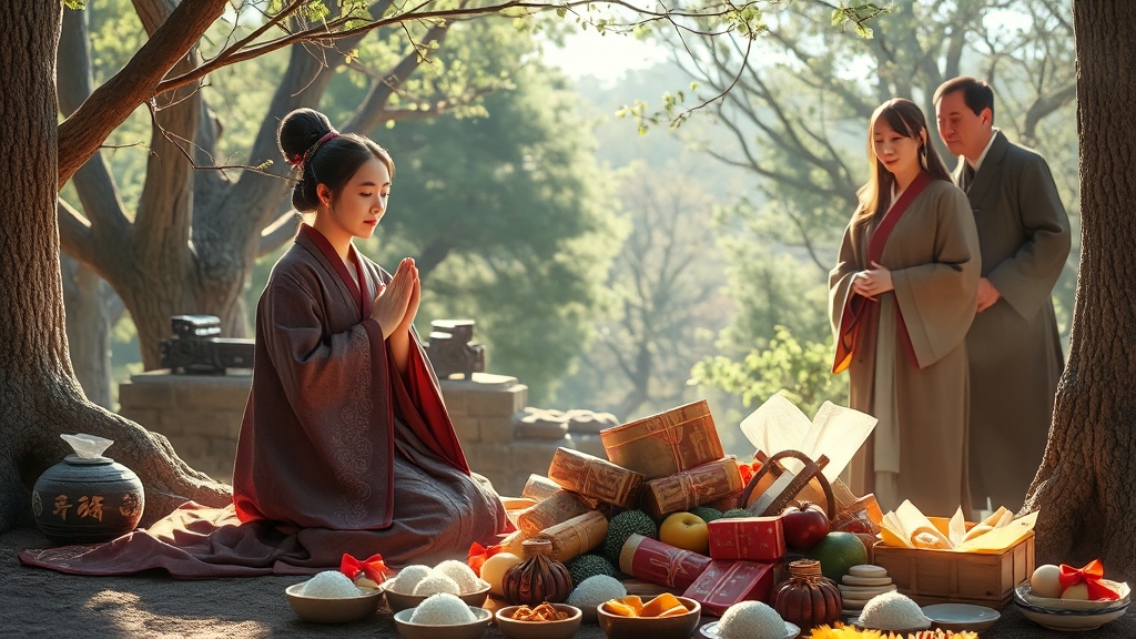 백중의 유래와 의미 (realistic 스타일)