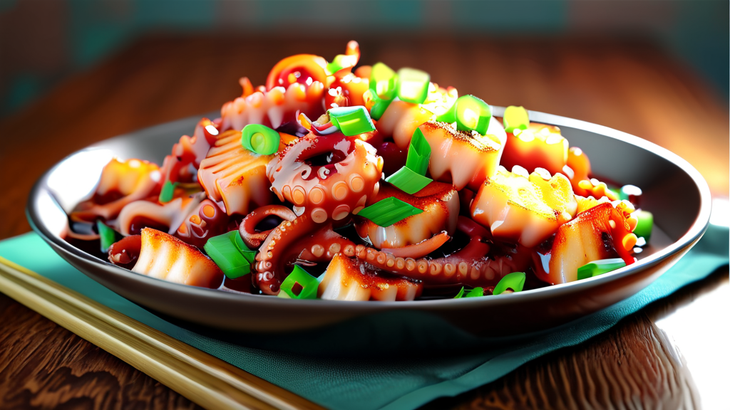 맛있는 진미채볶음, 기본부터 시작하기 (realistic 스타일)