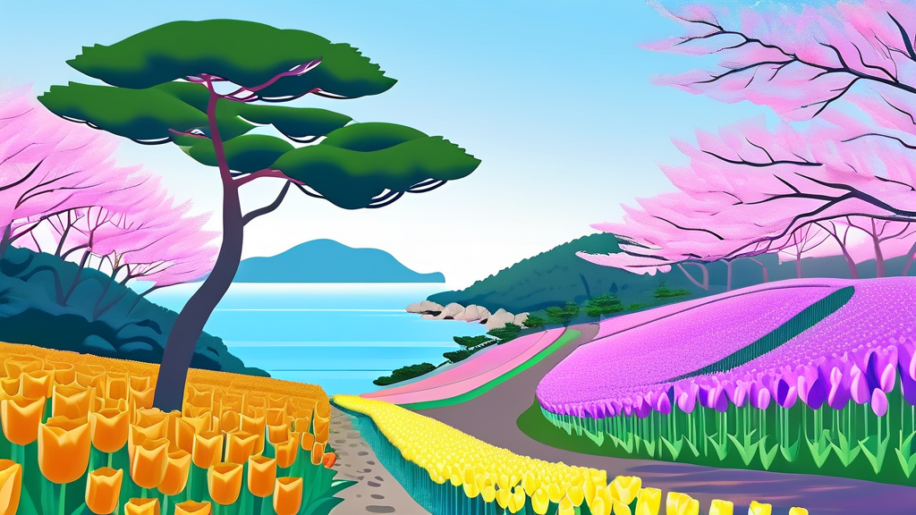 2026 튤립축제: 다른 축제와 비교 분석 (illustration 스타일)