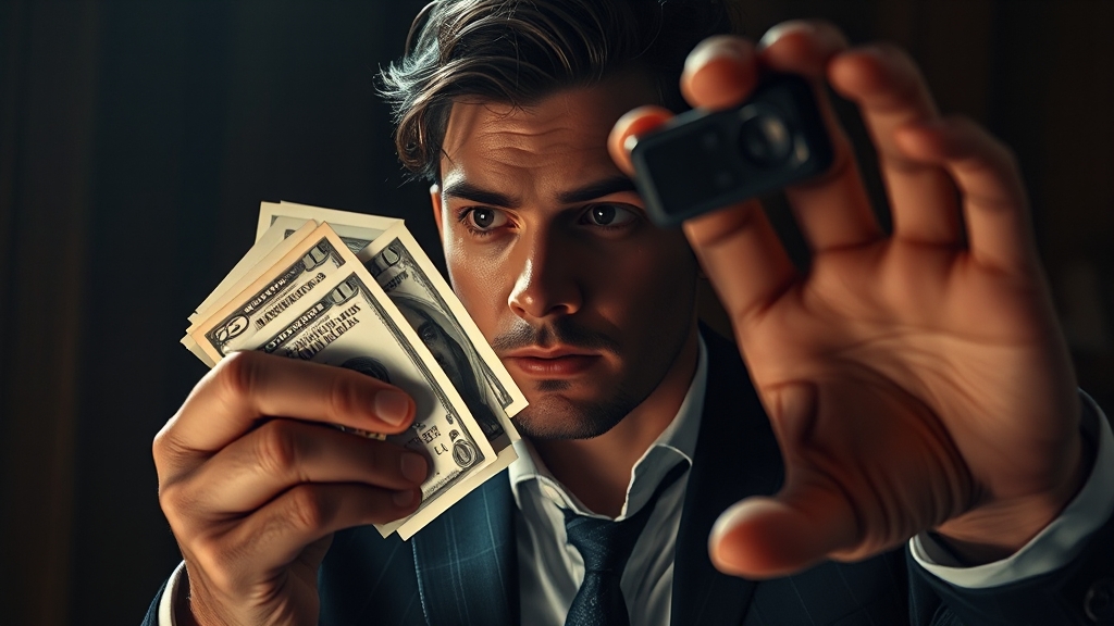 후원의 이면: 지배, 간섭, 그리고 범죄 (realistic 스타일)