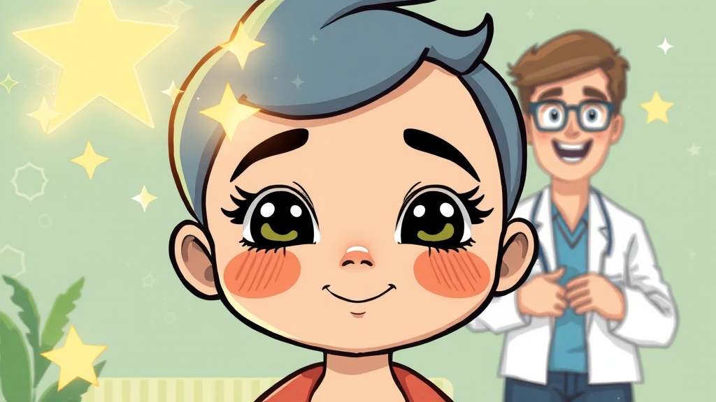 건강한 눈, 행복한 일상! (cartoon 스타일)