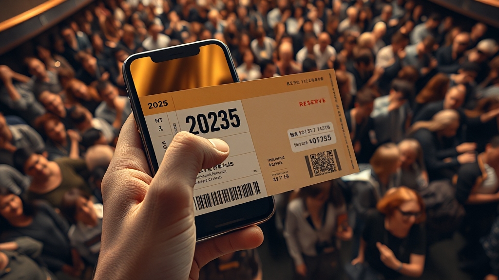 티켓팅 준비사항 (realistic 스타일)