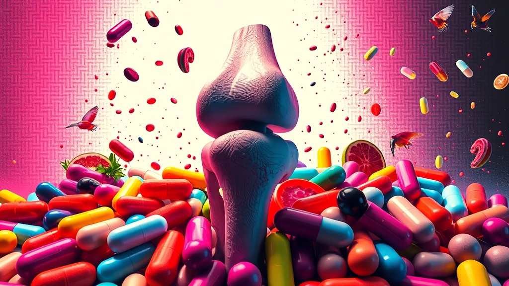 영양제, 정말 효과가 있을까요? (popart 스타일)