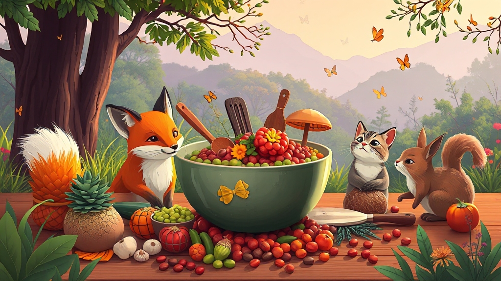 렌틸콩 종류별 특징 비교 (illustration 스타일)