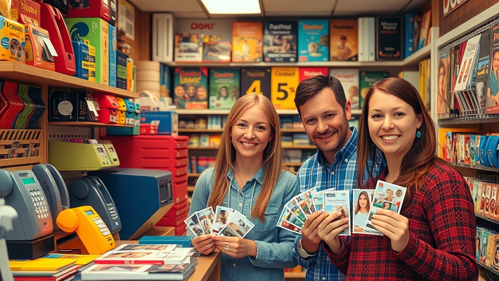 우체국 쇼핑 및 기타 서비스 (realistic 스타일)