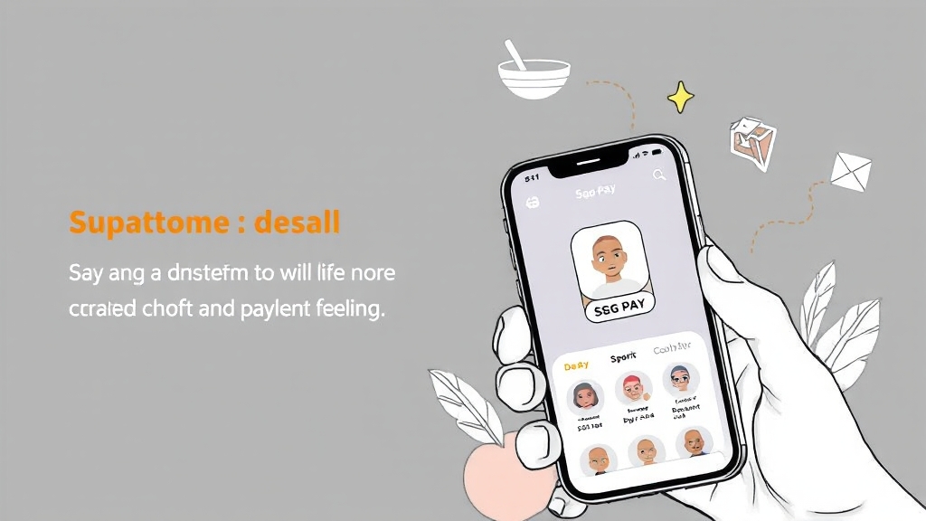 SSG PAY 앱, 왜 깔아야 할까? (illustration 스타일)