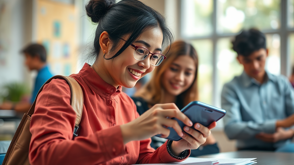 교육 현장, 챗GPT 활용기 (realistic 스타일)