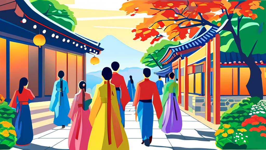 춘향제, 지역 경제 활성화에 미치는 영향 (cartoon 스타일)