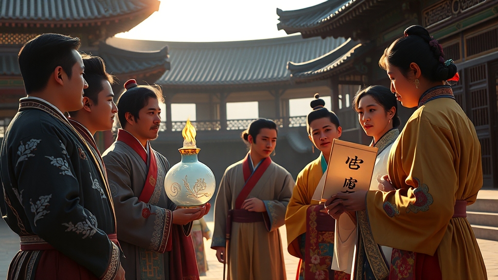 하마평의 역사적 뿌리 (realistic 스타일)