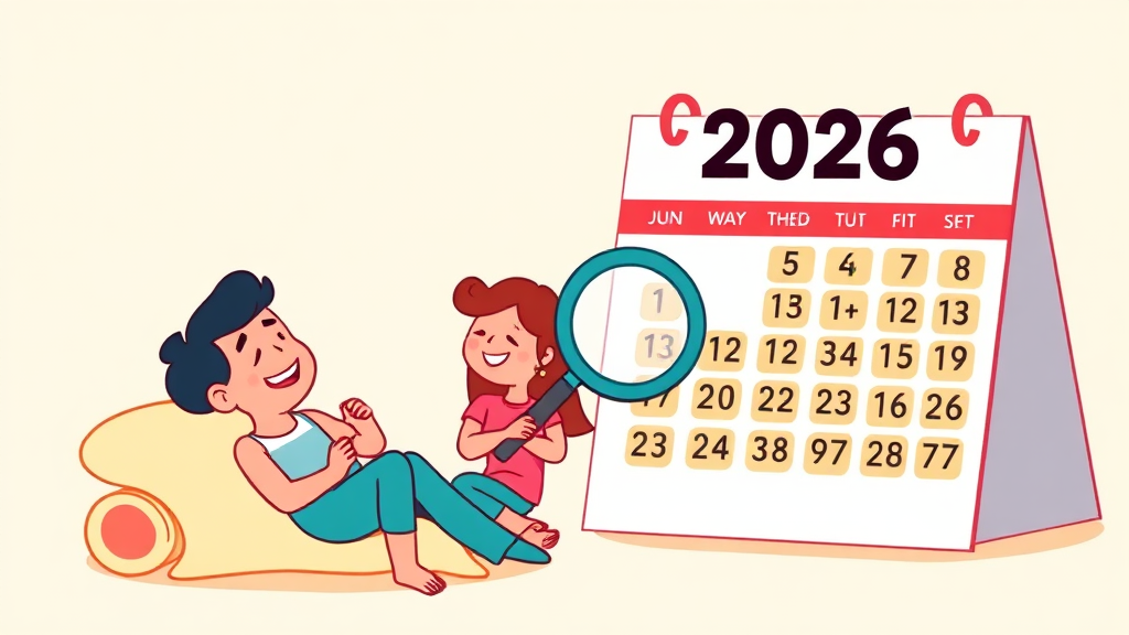 2026년 공휴일 관련 법규 및 기준 (cartoon 스타일)