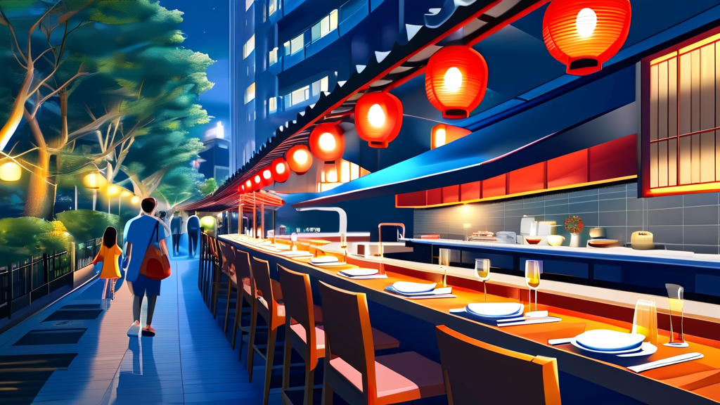 비슈치오 호텔: 오사카 중심부에서의 완벽한 숙박 경험 (realistic 스타일)