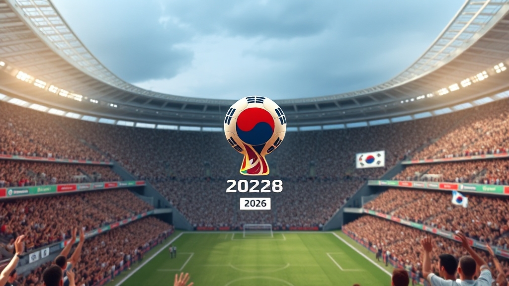 2026 월드컵 주요 일정 (realistic 스타일)