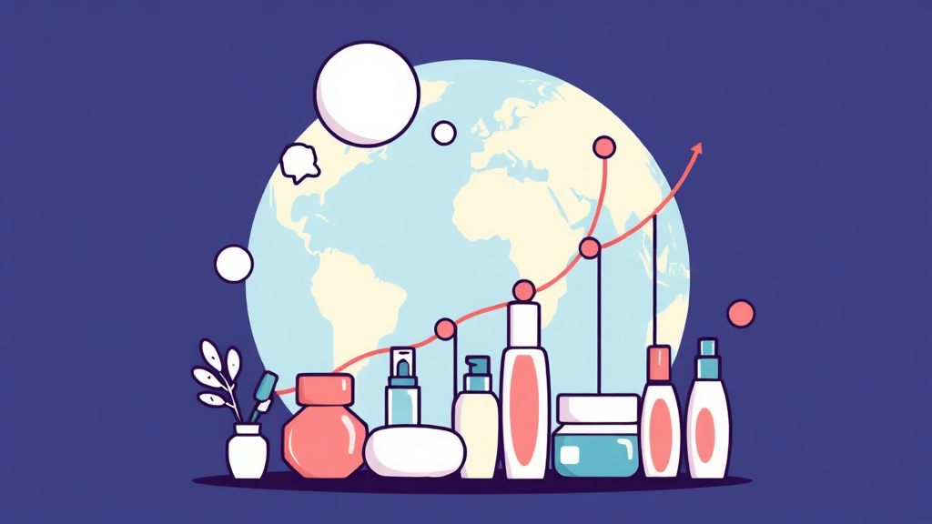 코스맥스 관련 기업 비교 및 K-뷰티 산업 동향 (cartoon 스타일)