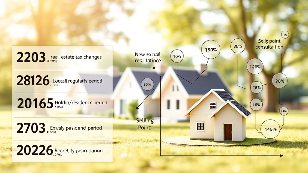 2026년 부동산 세금 변화, 놓치지 말아야 할 체크리스트 (realistic 스타일)