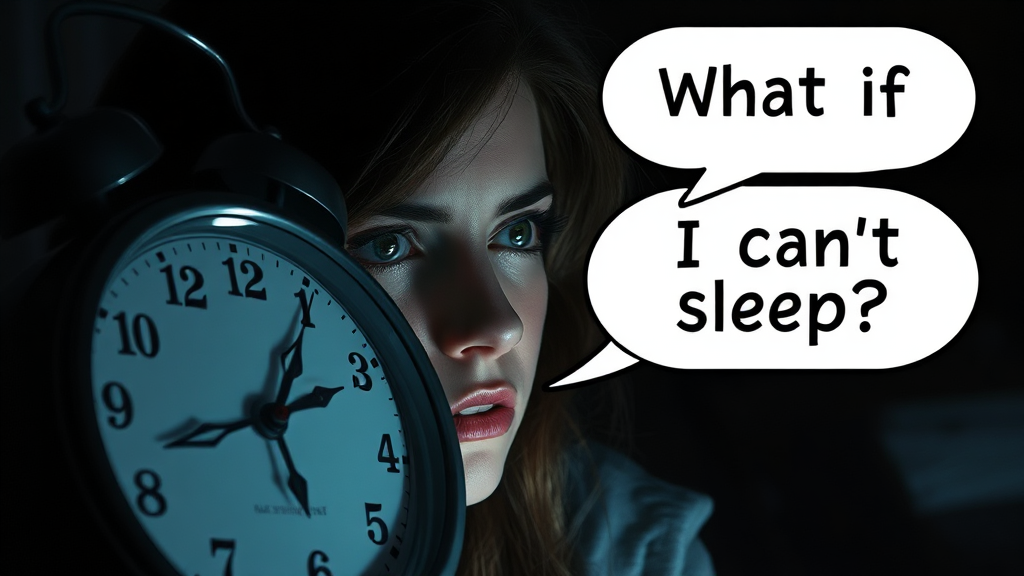 불면증과의 관계 (realistic 스타일)