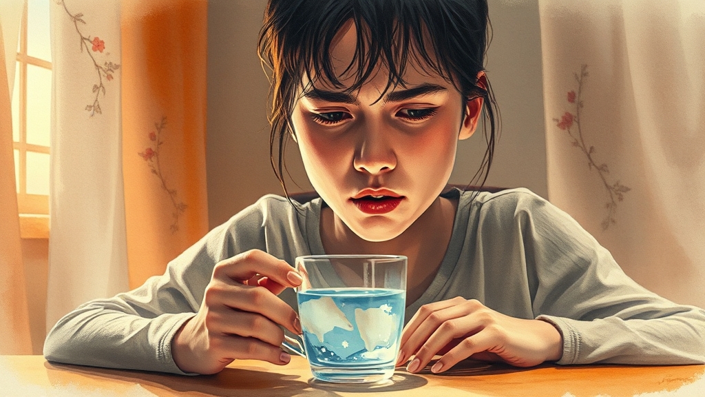 시림 증상, 혹시 이런 질환 때문일까요? (watercolor 스타일)