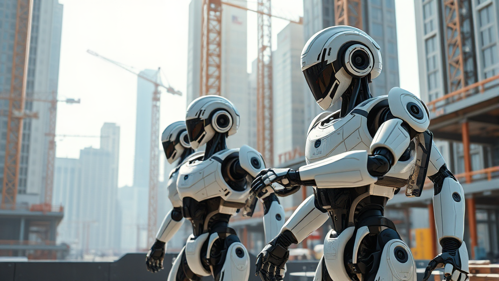 휴머노이드 로봇의 중요성 (realistic 스타일)