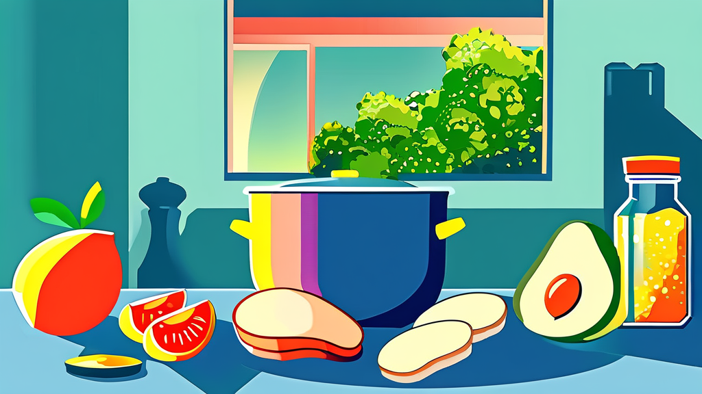 알부민 보충 방법: 음식 vs 영양제 (cartoon 스타일)