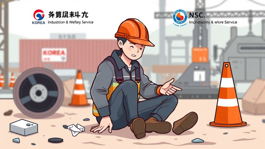 산재보험 신청 전 확인사항 (illustration 스타일)