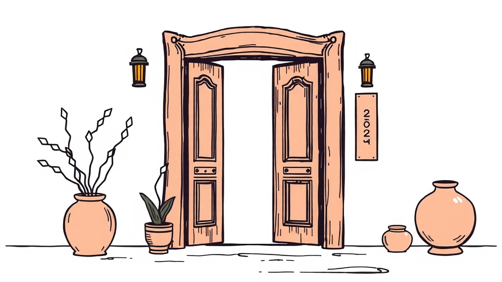 2025년 정책 변화 및 전망 (illustration 스타일)