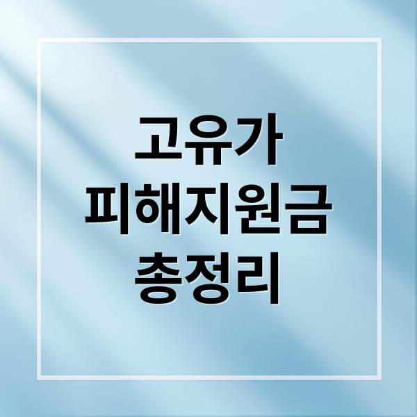 고유가
피해지원금
총정리 (고유가피해지원금 신청방법)