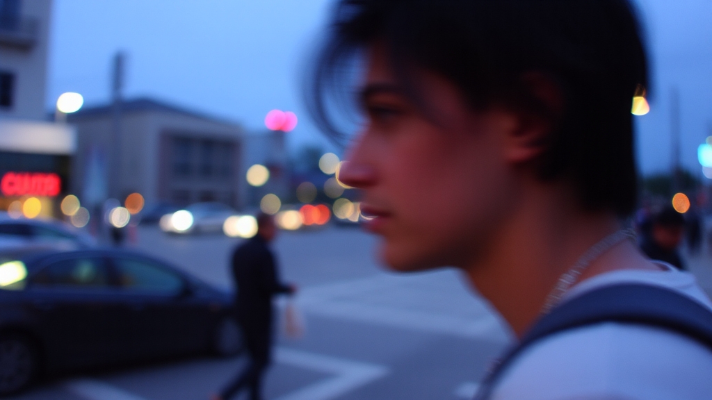 주요 증상: 가슴 통증과 호흡 곤란 (watercolor 스타일)