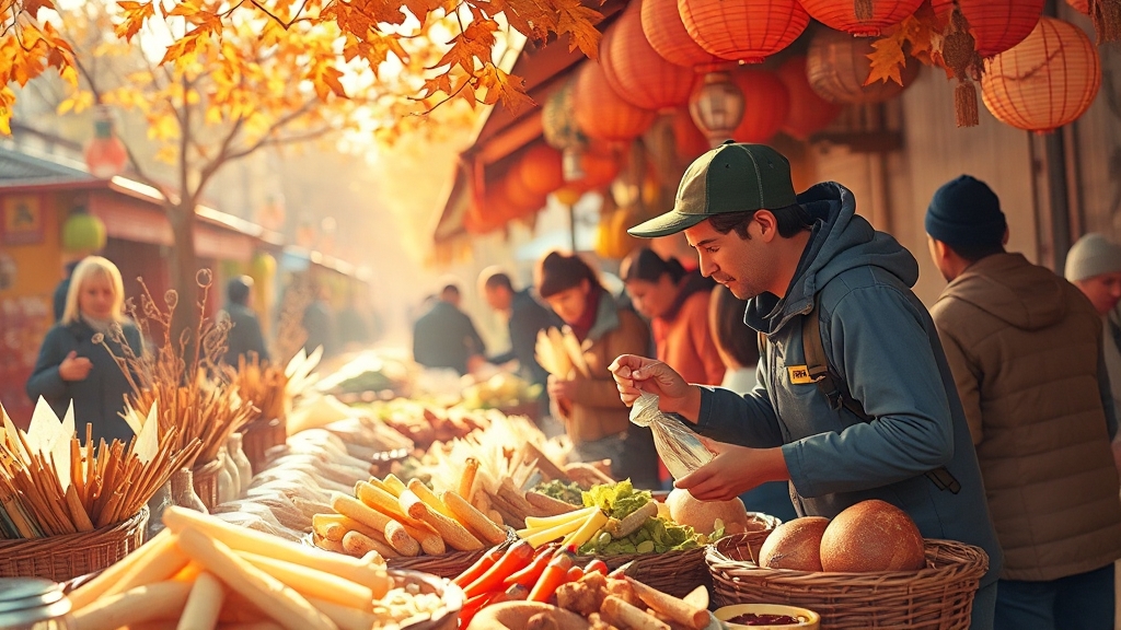 축제 주변 맛집 & 여행 코스 (realistic 스타일)